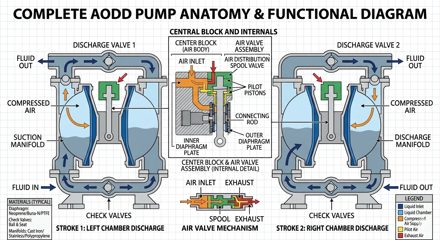 How Does an AODD Pump Work