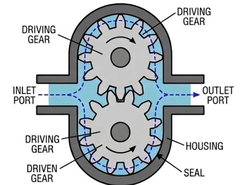 How Does a Hydraulic Gear Pump Work