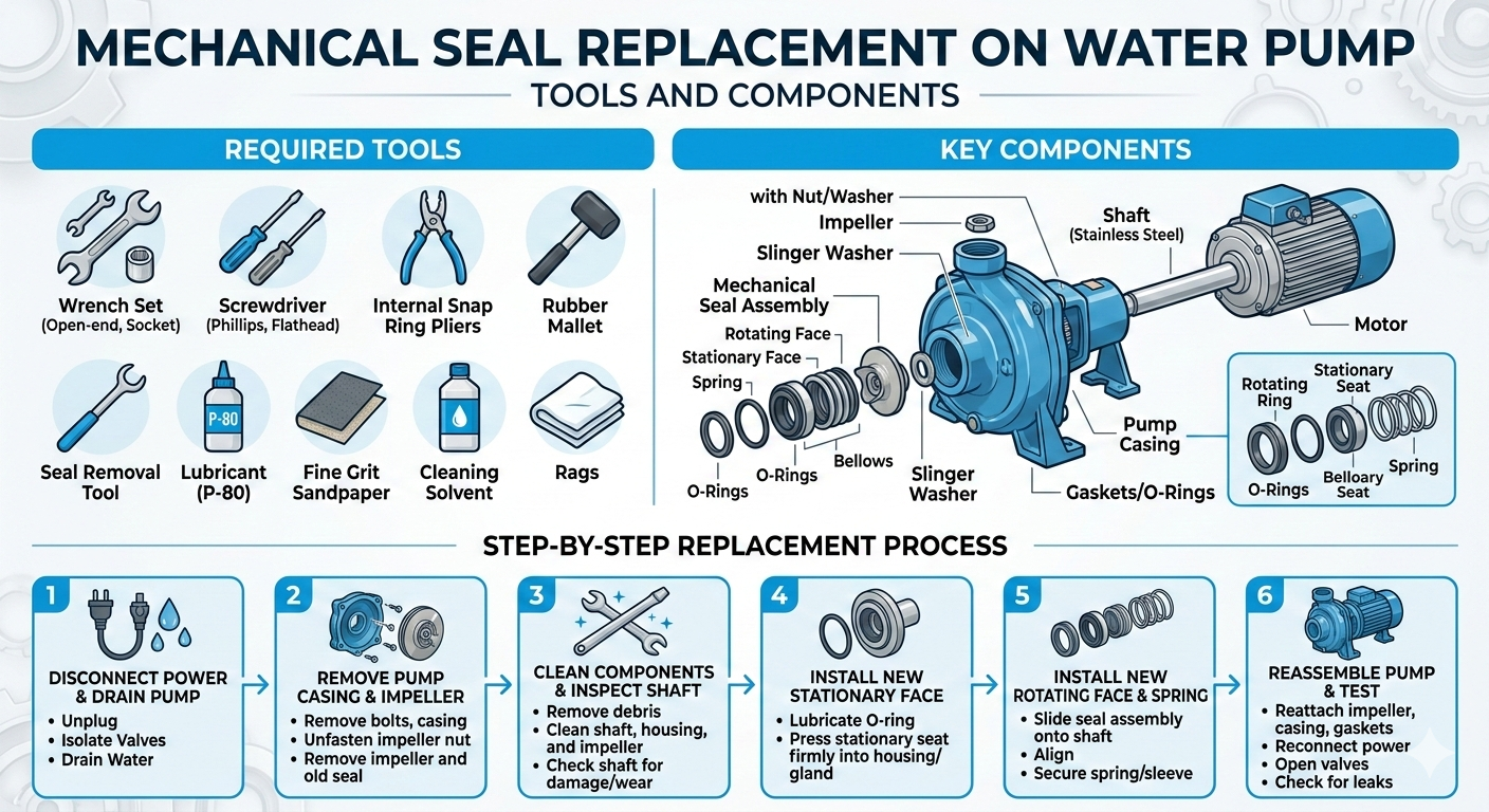 How to Replace a Mechanical Seal on a Water Pump